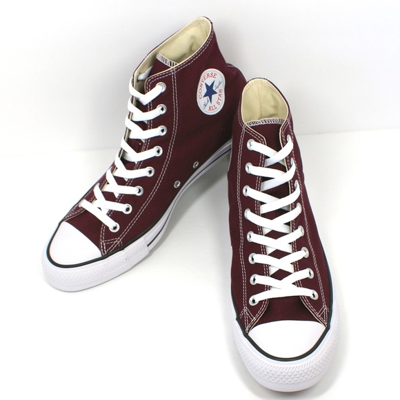 Converse | Shoes | Converse Chuck Taylor All Star High Burgundy | Poshmark